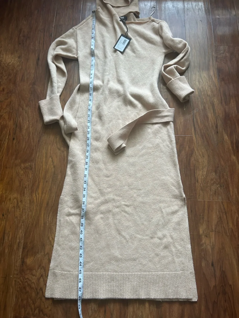 Paige Raundi Wool-Blend Cold Shoulder Sweater Dress XS NWT - Picture 12 of 12